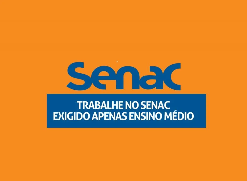 Inscrições para processo seletivo Auxiliar Administrativo SENAC terminam nesta quarta-feira (18) / Arte: Fagner Vieira