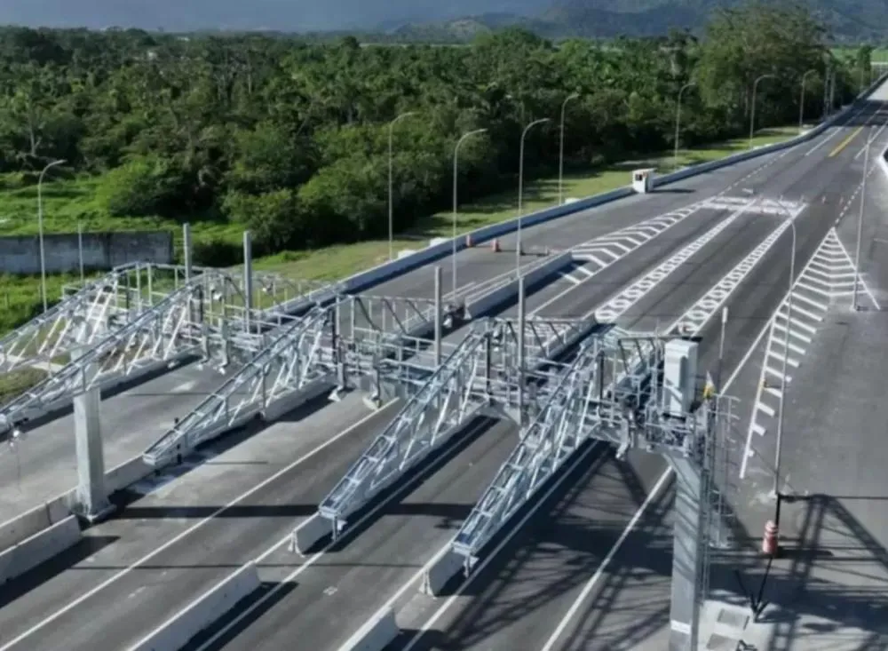 Pedágios automáticos (Free Flow) chegam ao litoral paulista com 15 novos pórticos