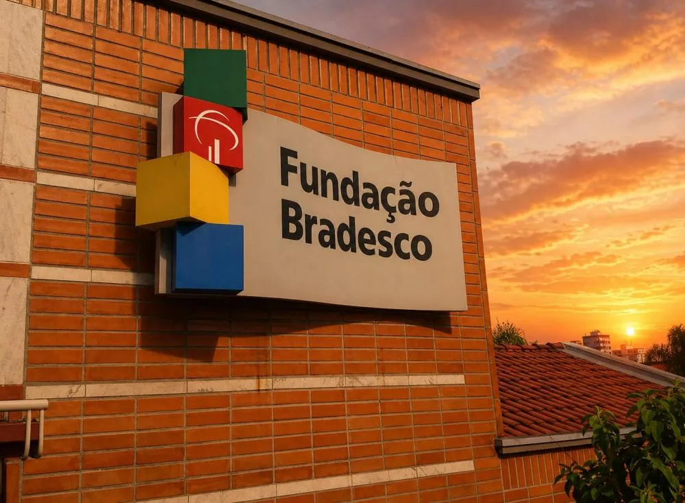 Fundação Bradesco abre processo seletivo com 54 vagas de emprego em todo o Brasil; Auxiliar administrativo, monitor escolar, merendeiro e outras vagas / Foto: Gerada por IA
