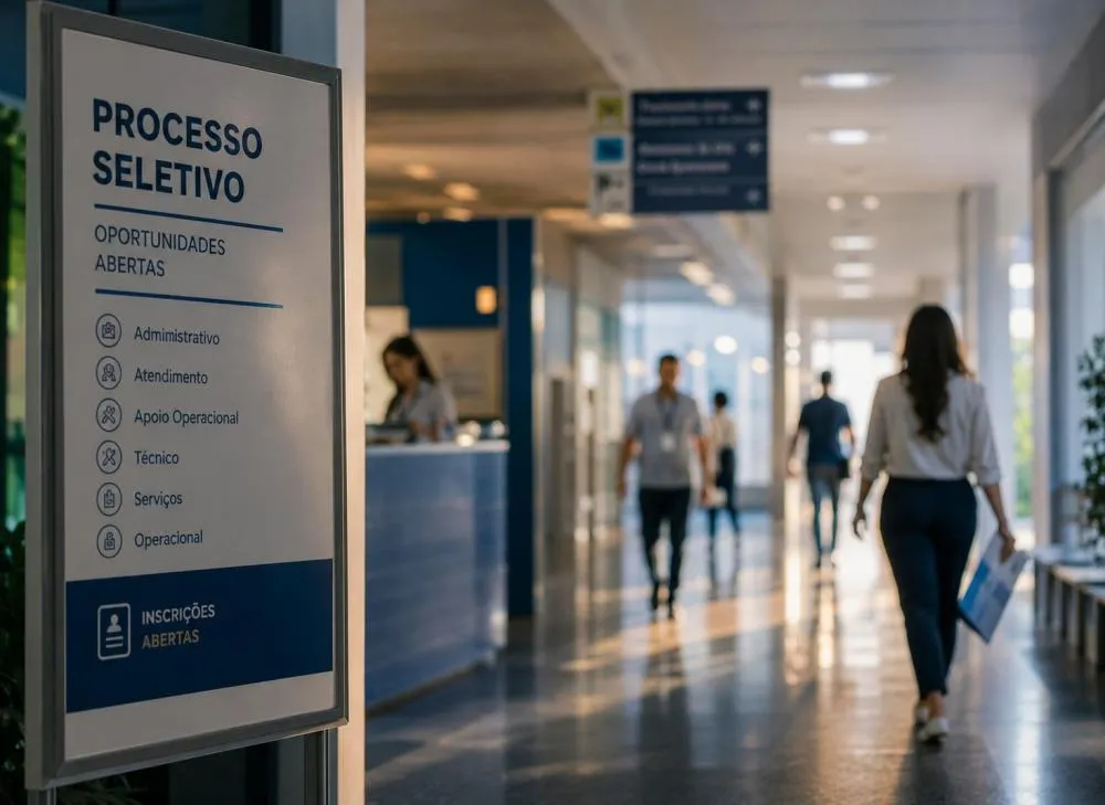 Últimos dias: AME Pariquera-Açu recebe inscrições para 19 cargos com salários de até R$ 5,2 mil; veja vagas para ensino médio, superior e sem experiência / Foto: Gerada por IA