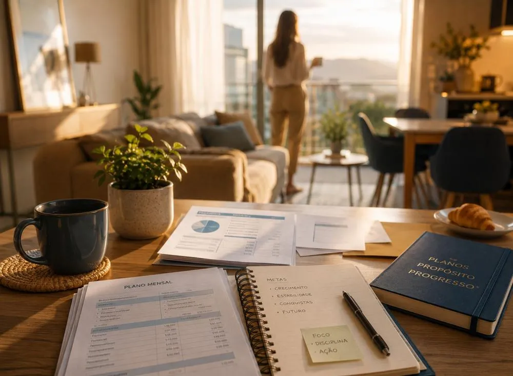 Quanto ganha um auxiliar administrativo home office? Veja salário e benefícios do trabalho remoto administrativo / Foto: Gerada por IA