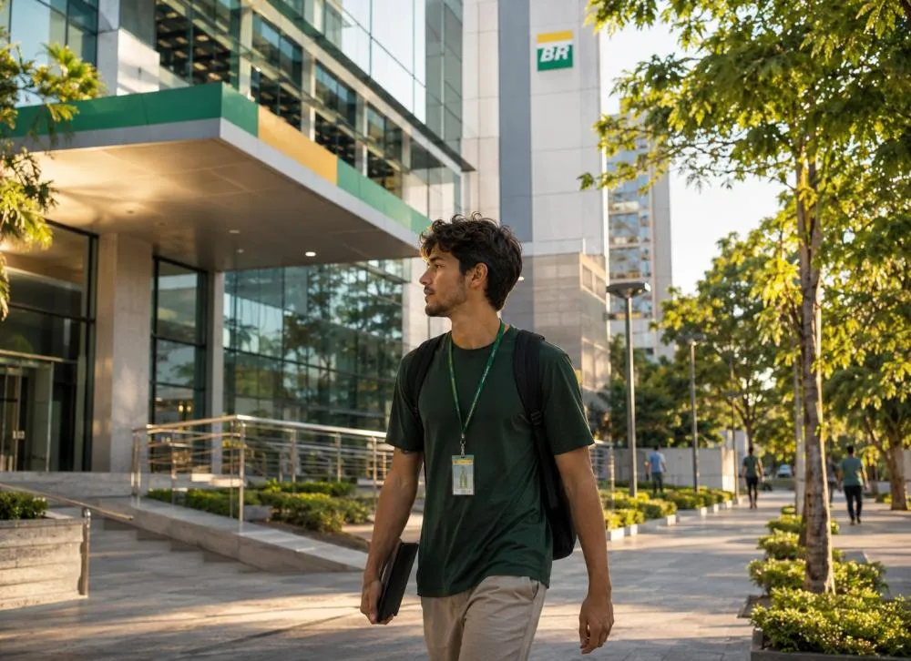 Processo seletivo Petrobras abre 150 vagas com remuneração de R$ 1,8 mil; veja cidades e como se inscrever / Foto: Gerada por IA