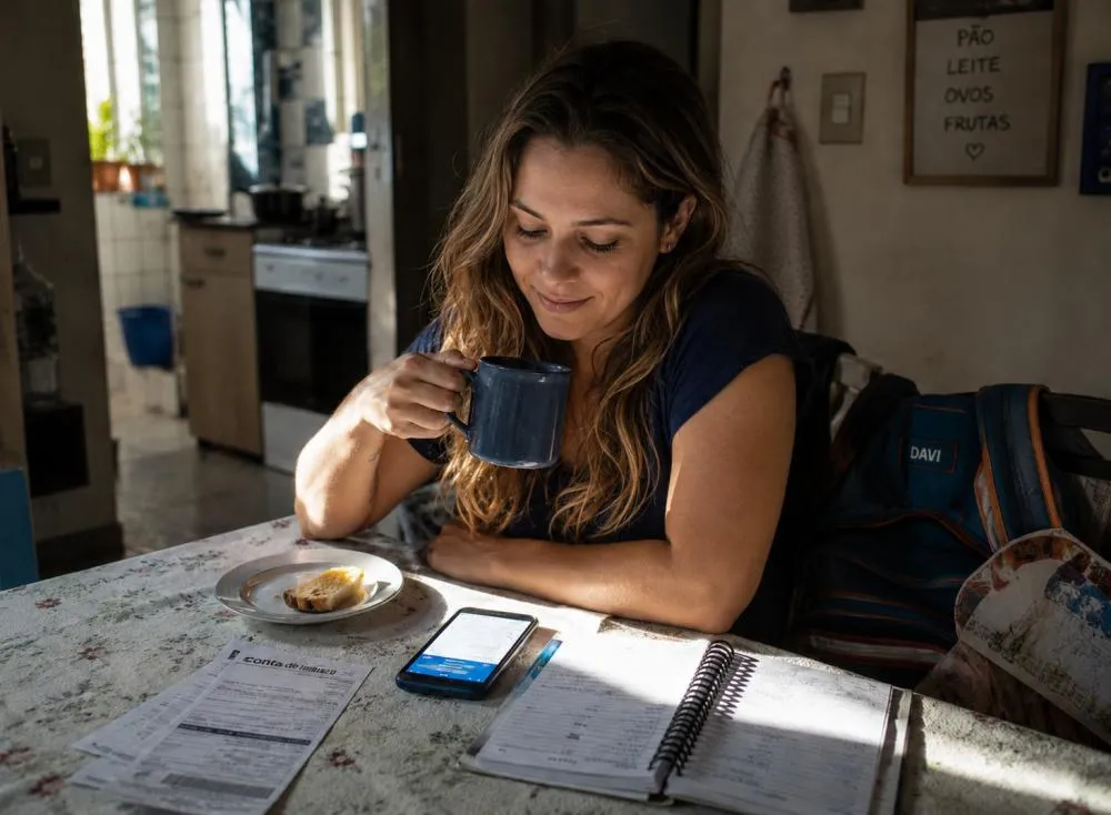 Empresa abre 20 vagas para trabalho home office com salário de R$ 1,7 mil e ajuda para internet; veja como participar / Foto: Gerada por IA