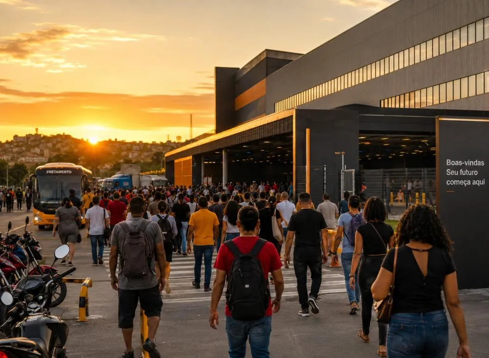Amazon abre 500 vagas de emprego para centro de distribuição com oportunidades para ensino médio; veja como participar / Foto: Gerada por IA
