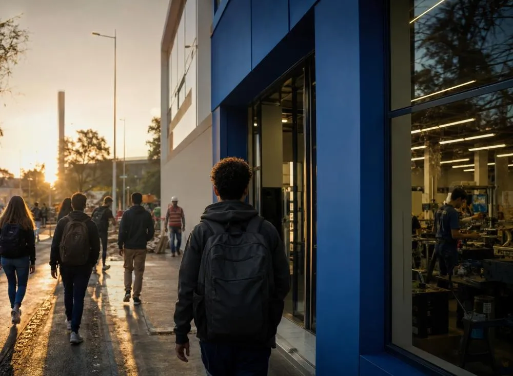 Senai abre mais de 300 vagas em cursos gratuitos para primeiro emprego, TI e construção civil; veja como se inscrever / Foto: Gerada por IA