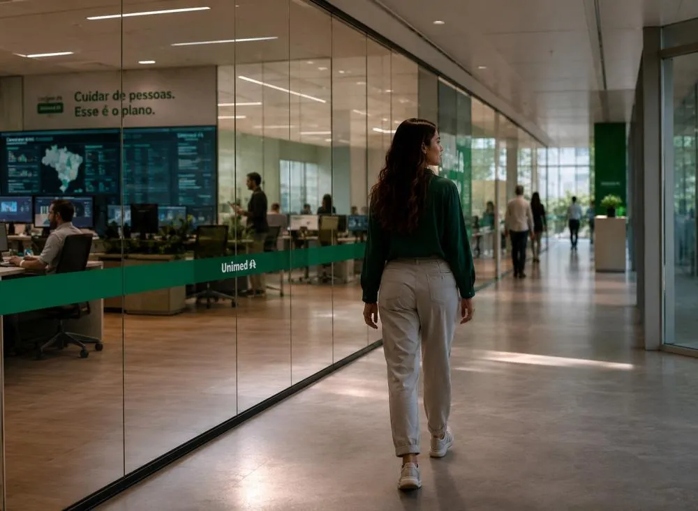 Unimed abre processo seletivo para trabalho remoto com remuneração de R$ 9.143,33 mil para ensino médio completo; veja como participar / Foto: Gerada por IA