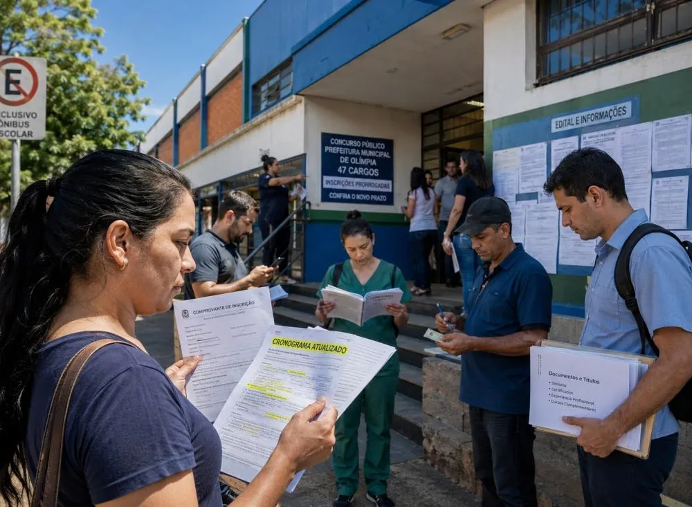 Prefeitura abre concurso com 70 vagas para níveis fundamental, médio, técnico e superior e salários de até R$ 9,5 mil; veja cargos e inscrições / Foto: Gerada por IA