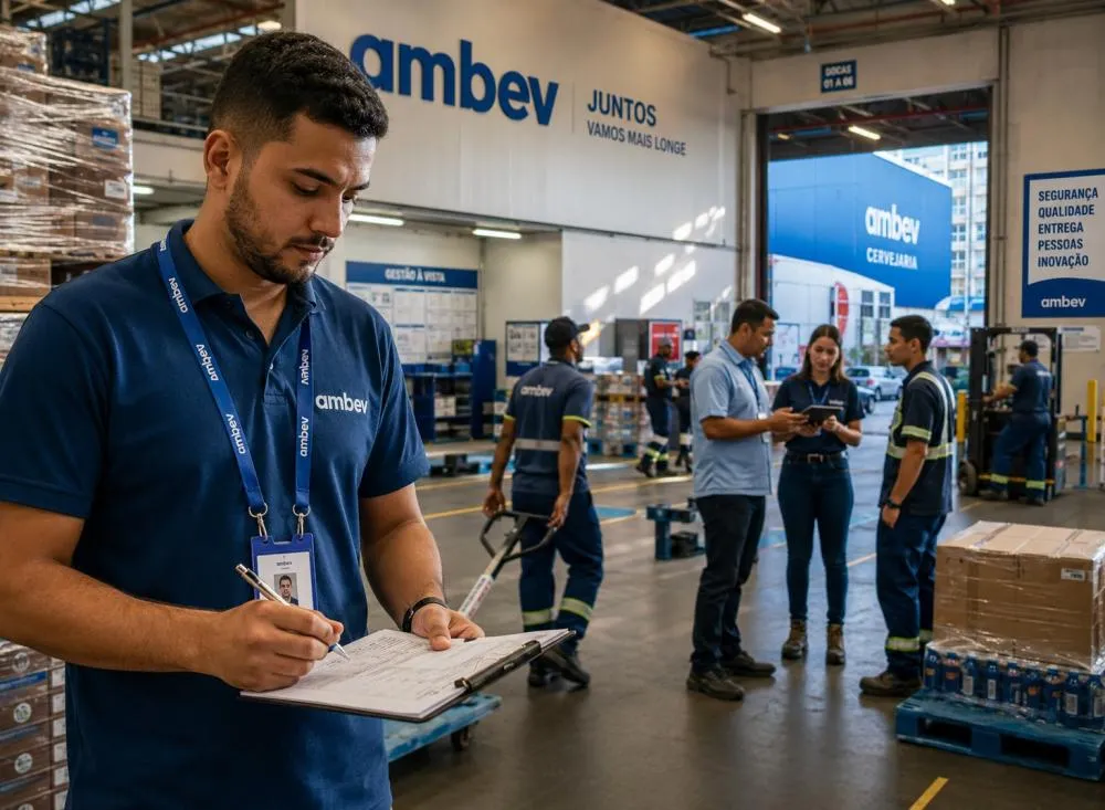 Processo seletivo Ambev abre 388 vagas de emprego em diferentes áreas e níveis de experiência; veja como participar / Foto: Gerada por IA