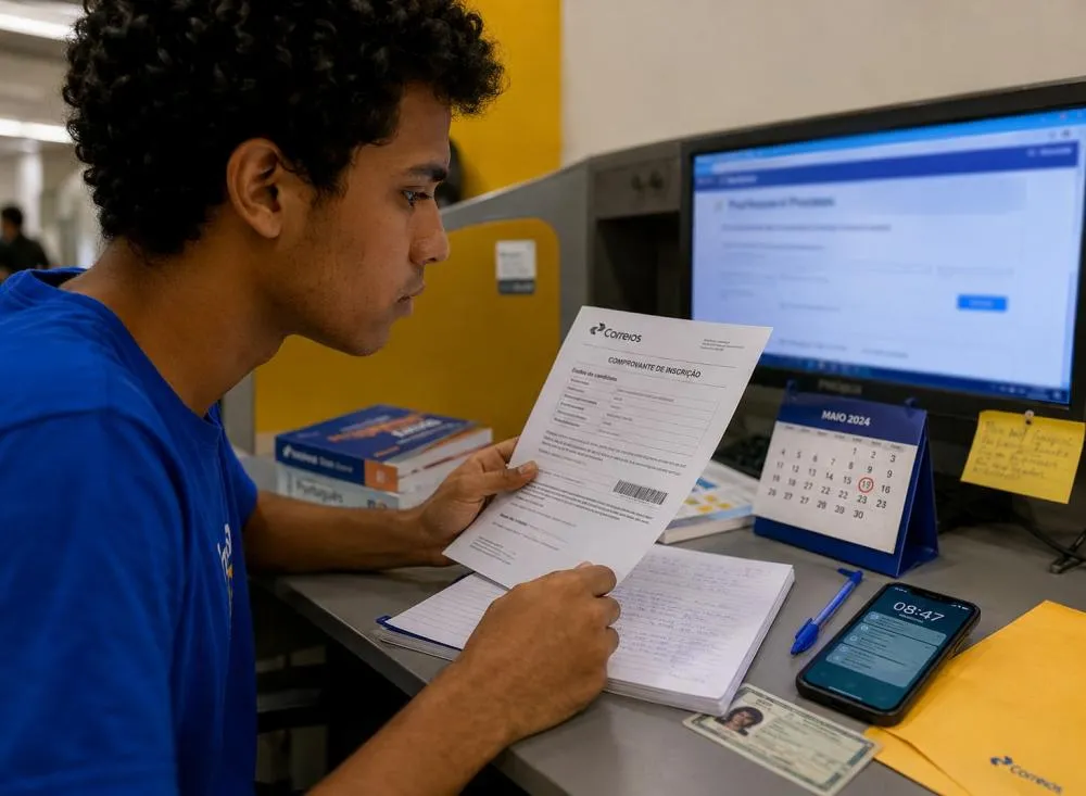 Jovem Aprendiz Correios 2026: cidades com vagas e como consultar / Foto: Gerada por IA