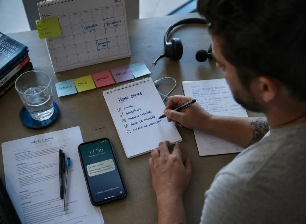 Trabalho remoto: 5 empresas contratando para trabalhar em casa com vagas home office e horários flexíveis / Foto: Gerada por IA