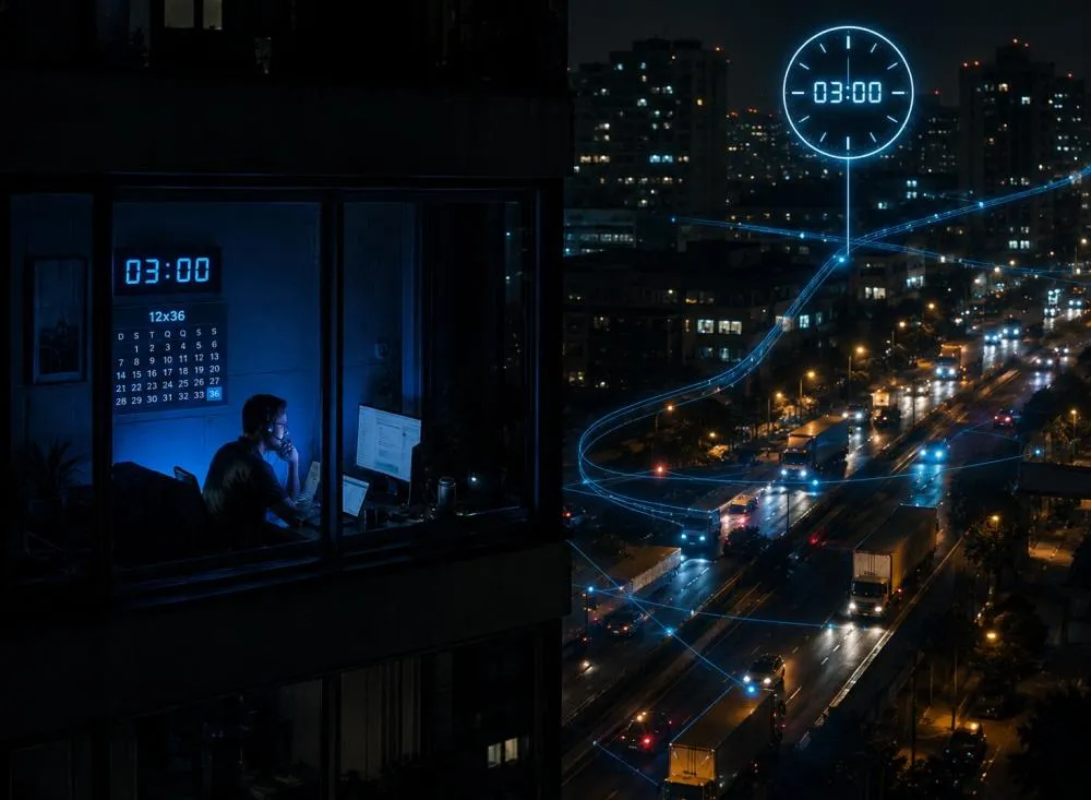 Trabalho remoto das 19h às 7h: empresa abre vaga para atendimento ao cliente em home office 12x36 / Foto: Gerada por IA