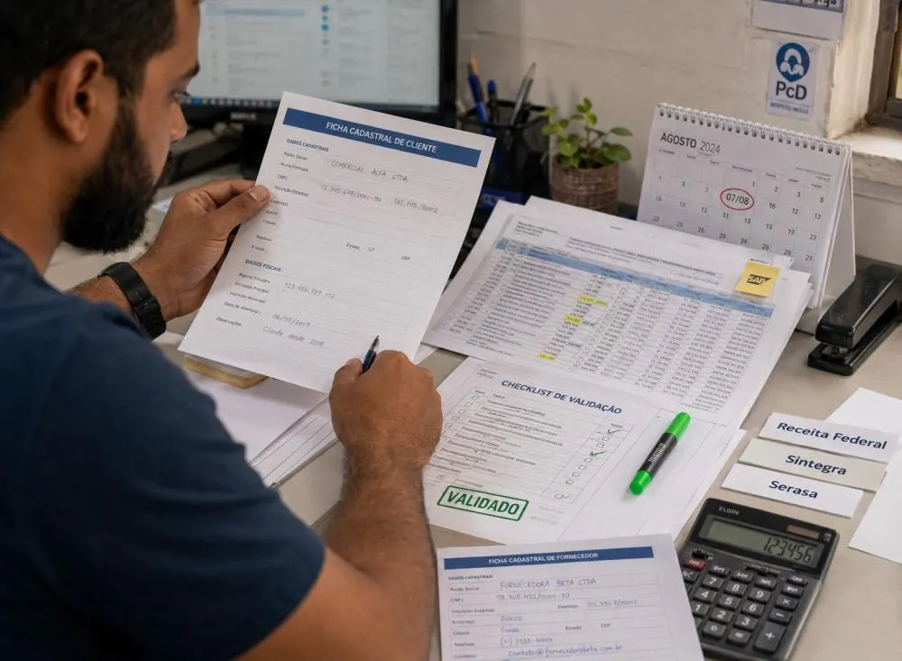 Trabalho remoto: InBetta abre vaga home office para Assistente de Cadastro com contratação efetiva / Foto: Gerada por IA