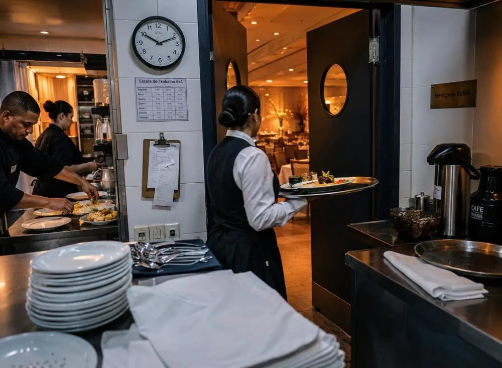 Hotel abre processo seletivo com 8 vagas para ensino médio completo e salário de R$ 2.947,00 / Foto: Gerada por IA