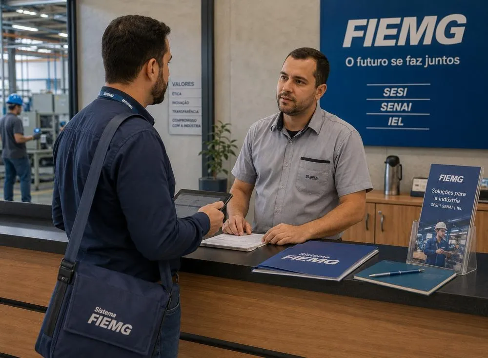 FIEMG abre processo seletivo para Promotor Comercial em cinco cidades com salário de R$ 4.314 para ensino médio completo / Foto: Gerada por IA