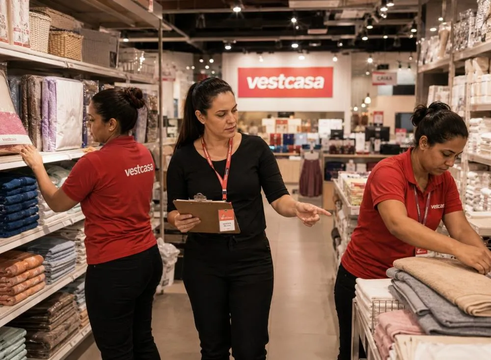 Vaga para Gerente de Loja com salário de R$ 4.340 para ensino médio completo / Foto: Gerada por IA