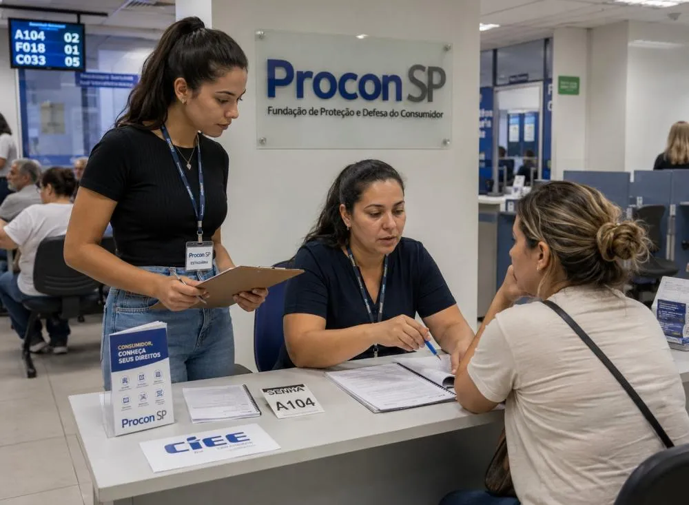 Processo Seletivo Procon SP abre inscrições para estágio de nível superior com bolsa de R$ 937 e auxílio-transporte / Gerada por IA