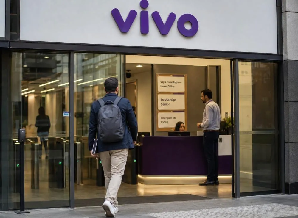 Processo Seletivo Vivo abre vaga para Trabalho Remoto com inscrições até agosto; veja como participar / Foto: Gerada por IA