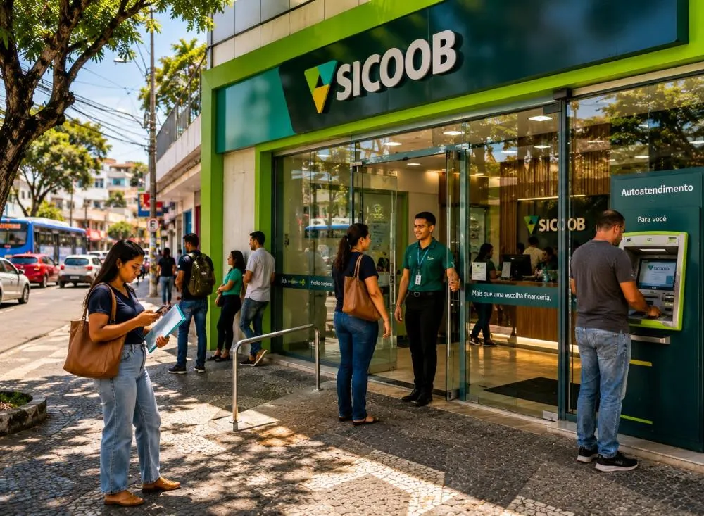 Processo Seletivo Sicoob abre novas vagas para Trabalho Remoto, híbrido e Assistente Administrativo; veja como participar / Foto: Gerada por IA