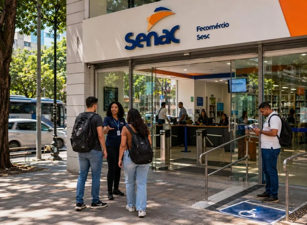 Processo Seletivo Senac: veja vagas abertas, salários, requisitos, benefícios e como participar / Foto: Gerada por IA