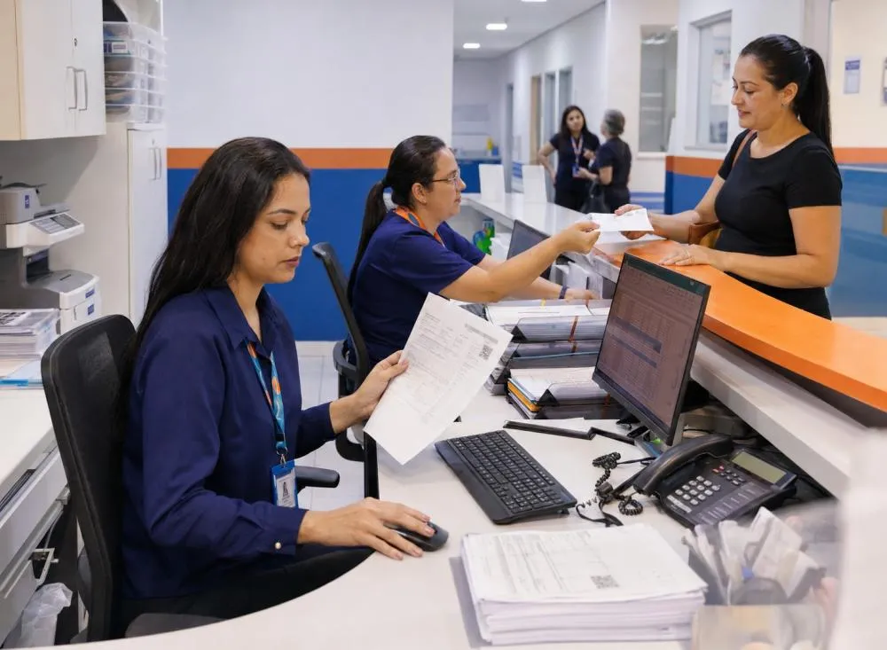 Hapvida abre vagas administrativas para Ensino Médio Completo em três estados / Foto: Gerada por IA