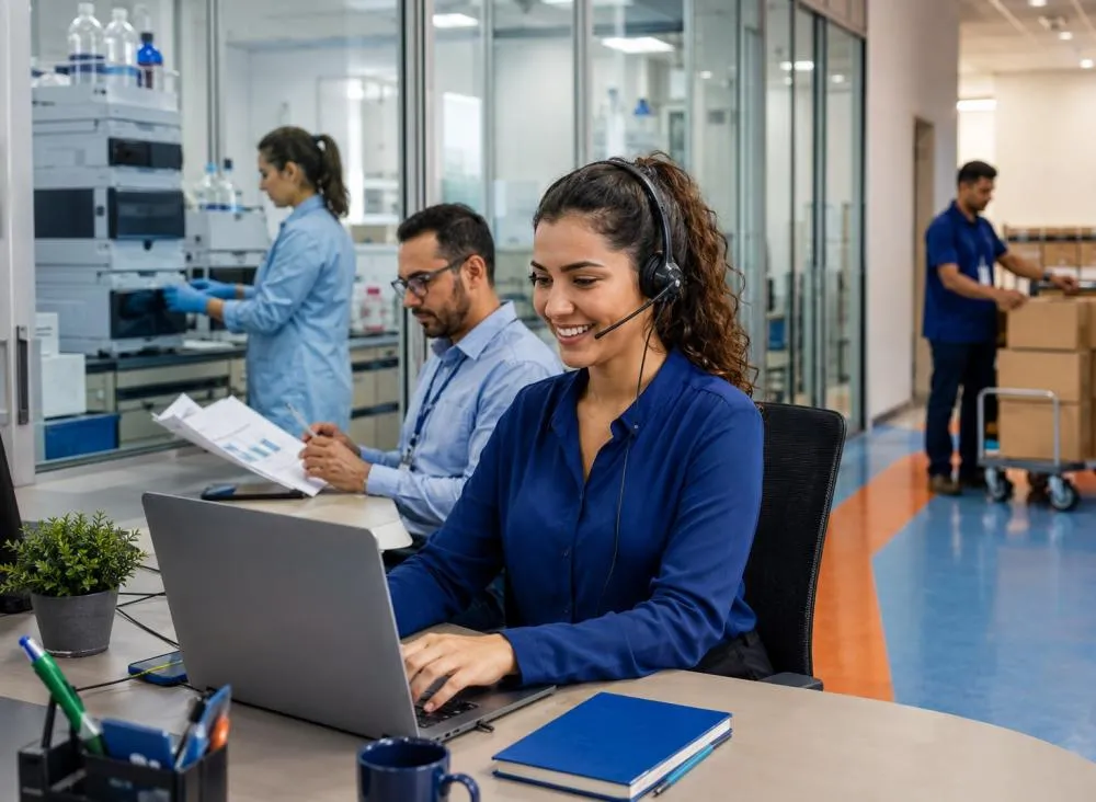 Processo Seletivo Eurofarma: vagas para trabalho remoto, híbrido e presencial, benefícios e como se inscrever / Foto: Gerada por IA