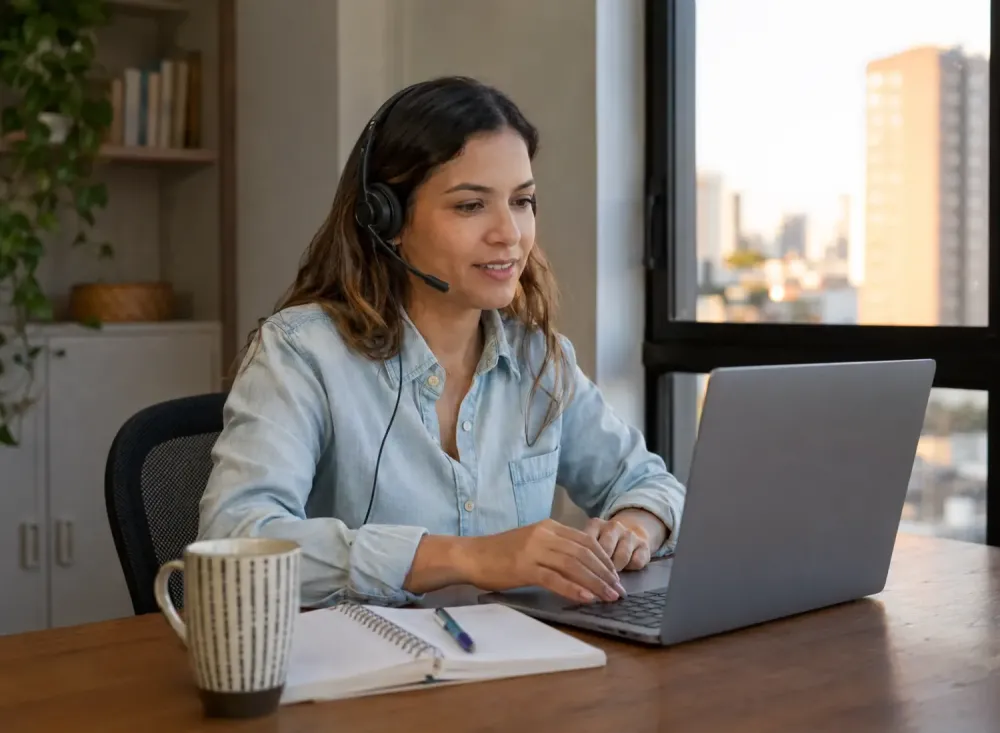 Atento abre vaga home office com salário de R$ 2.500, auxílio e turnos noturnos